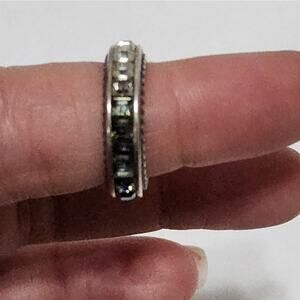 Brighton black‎ Spectrum crystal ring size 7